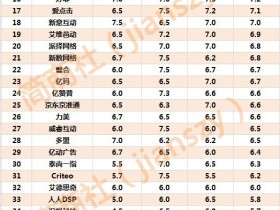 2015中国市场展示广告DSP投放实力榜（50强）